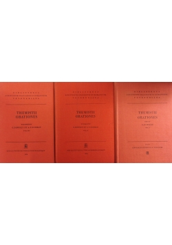Themistii orationes, Vol I,II,III