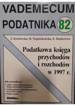 Podatkowa księga przychodów i rozchodów w 1997r.