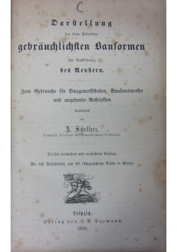 Darstellung der beim Privatbaum gebräuchlichsten Bauformen