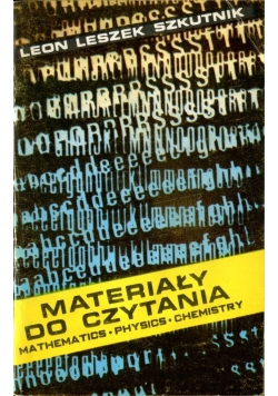 Materiały do czytania mathematics physics chemistry