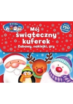 Mój świąteczny kuferek. Zabawy, naklejki, gry