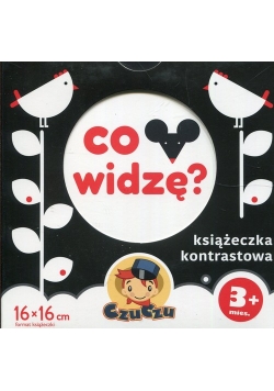 Co widzę Książeczka kontrastowa 3 +