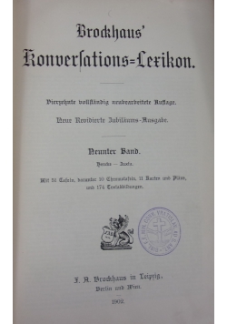 Brockhaus Konversations Lexikon, 1902 r.