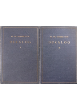 Dekalog Tom I i II 1933 r.
