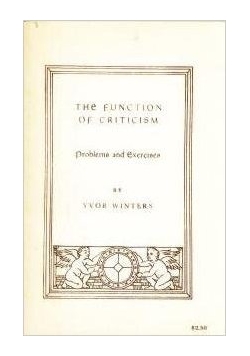 The function of criticism