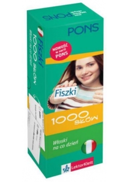 Fiszki 1000 słów Włoski na co dzień PONS