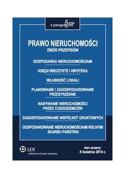 Prawo nieruchomości Zbiór przepisów