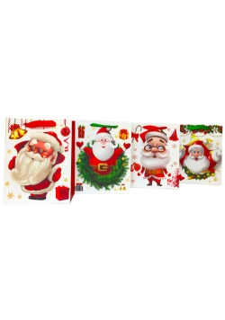 Torebka Lux brokat Xmass A4 12 sztuk