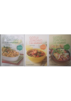 Gotuj zdrowo i ze smakiem.Zestaw 3 książek