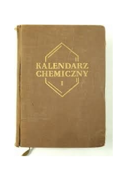 Kalendarz chemiczny Część I