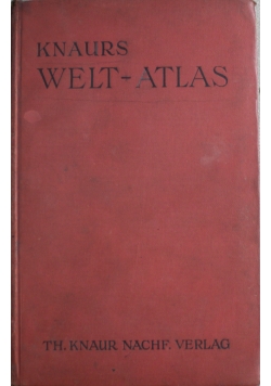 Welt Atlas 1928 r
