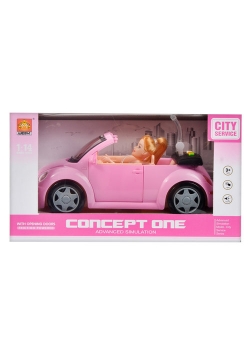 Auto osobowe z lalką