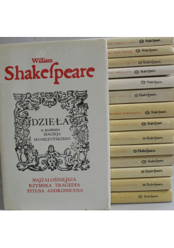 Shakespeare Dzieła 15 tomów