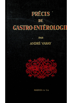 Precis de gastro enterologie