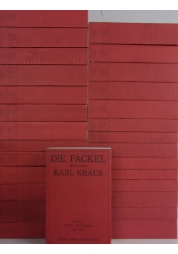 Die Fackel, Reprint z około 1907 r., zestaw 28 książek