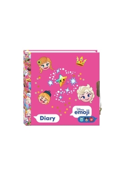 Pamiętnik zamykany Emoji Frozen