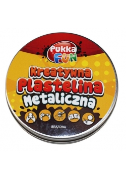 Kreatywna plastelina - Metaliczna brązowa