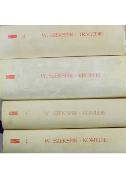 Dzieła dramatyczne 4 Tomów