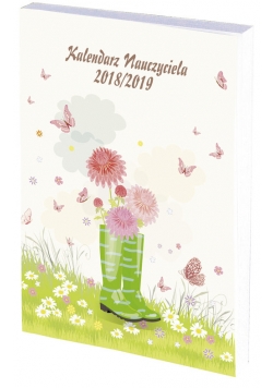 Kalendarz nauczyciela 2018/2019 B6 tygodniowy PCV bezbarwna Buty