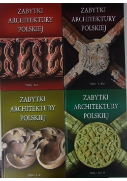 Zabytki Architektury Polskiej , Tomy od 1 do 4