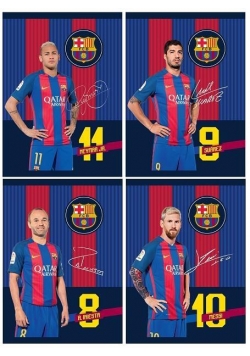 Zeszyt A5/16k kratka FC Barcelona 5 (20szt) ASTRA