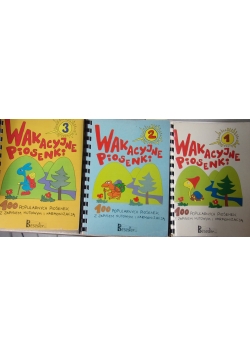 Wakacyjne piosenki, cz. 1, 2,3
