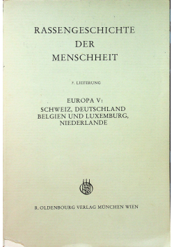 Rassengeschichte der menschheit 7 lieferung