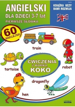 Angielski dla dzieci z.24 3-7 lat Ćw. kurką Koko