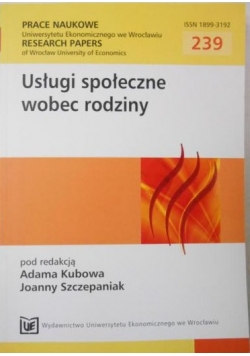 Usługi społeczne wobec rodziny