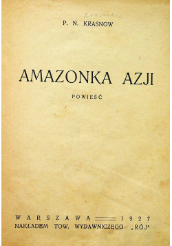 Amazonka Azji 1927r