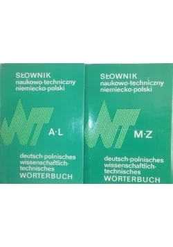 Słownik naukowo techniczny niemiecko - polski