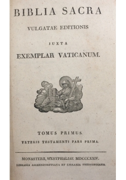 Biblia Sacra. Vulgatae Editionis, 1824r.