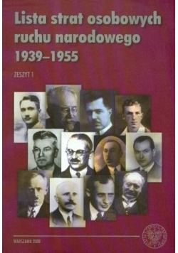Lista strat osobowych ruchu narodowego 1939-1955