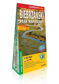 Biebrzański Park Narodowy laminowana mapa turystyczna 1:85 000
