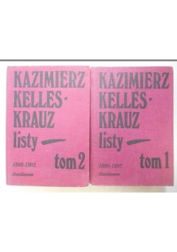 Listy 1898-1905, Tom I-II
