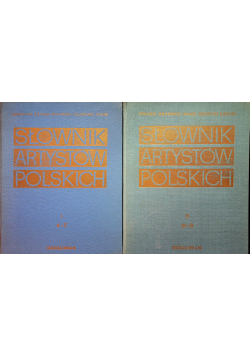 Słownik artystów polskich 2 tomy