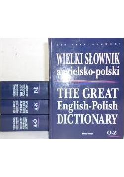 Wielki Słownik angielsko-polski, zestaw 4 książek