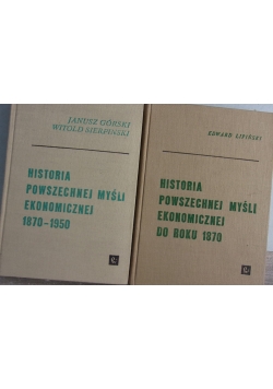 Historia powszechnej myśli ekonomicznej, zestaw 2 książek