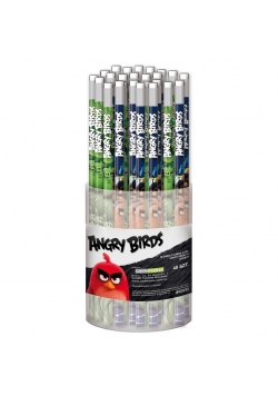 Ołówek z gumką Angry Birds 13 (48szt) DEFORM