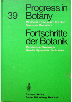 Progress in Botany Fortschritte der Botanik 39