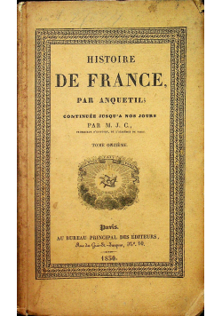 Histoire de France tome XI 1830r