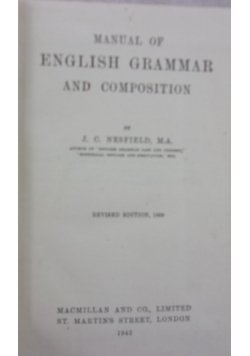 English Grammar and Composition, 1942 r.