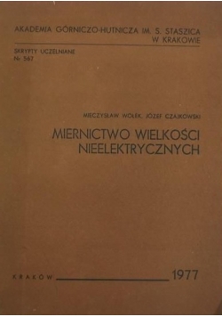 Miernictwo wielkości nieelektrycznych