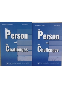 The Person and the Challenges, number 1 and 2