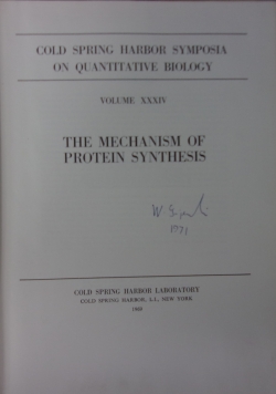 The mechanism of protein synthesis