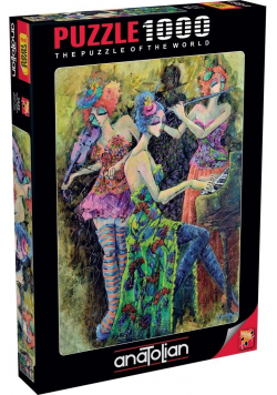 Puzzle 1000 Kolorowe Trio