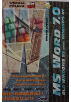 MS Word 7.0 dla windows 95