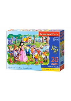 Puzzle 20 maxi - Królewna Śnieżka CASTOR