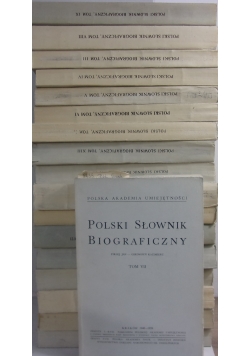 Polski słownik biograficzny, zestaw 18 tomów