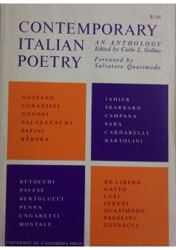 Contemporary  Italian Poetry